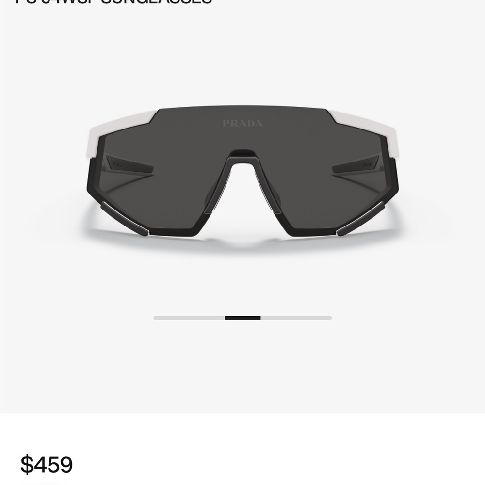 NEW WITH TAGS Prada linea rosa Black and White Sunglasses unisex